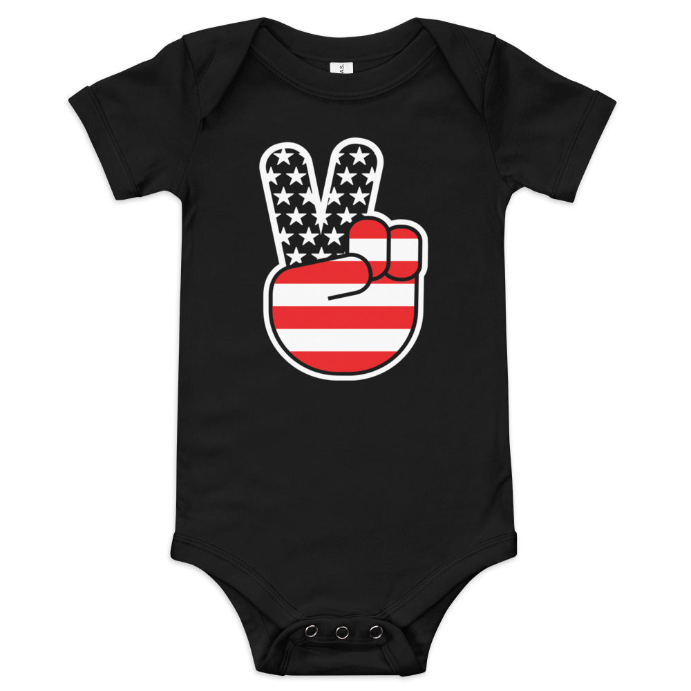 USA Peace Kid's Onesie