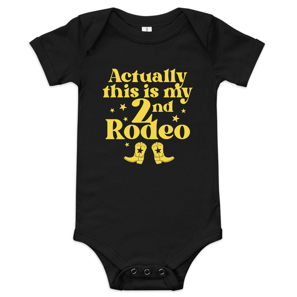 Actually This Is My 2nd Rodeo Kid's Onesie product image 1