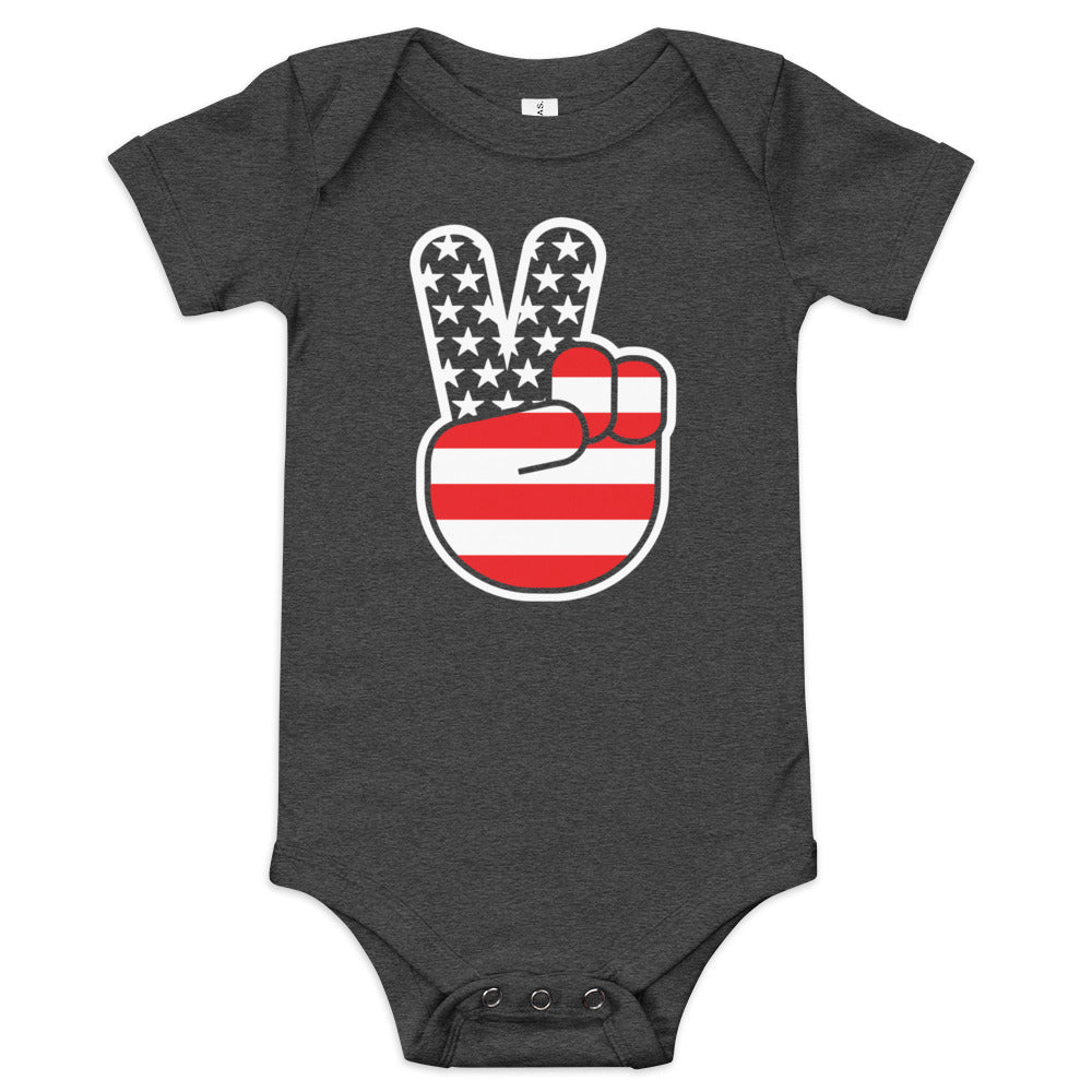 USA Peace Kid's Onesie