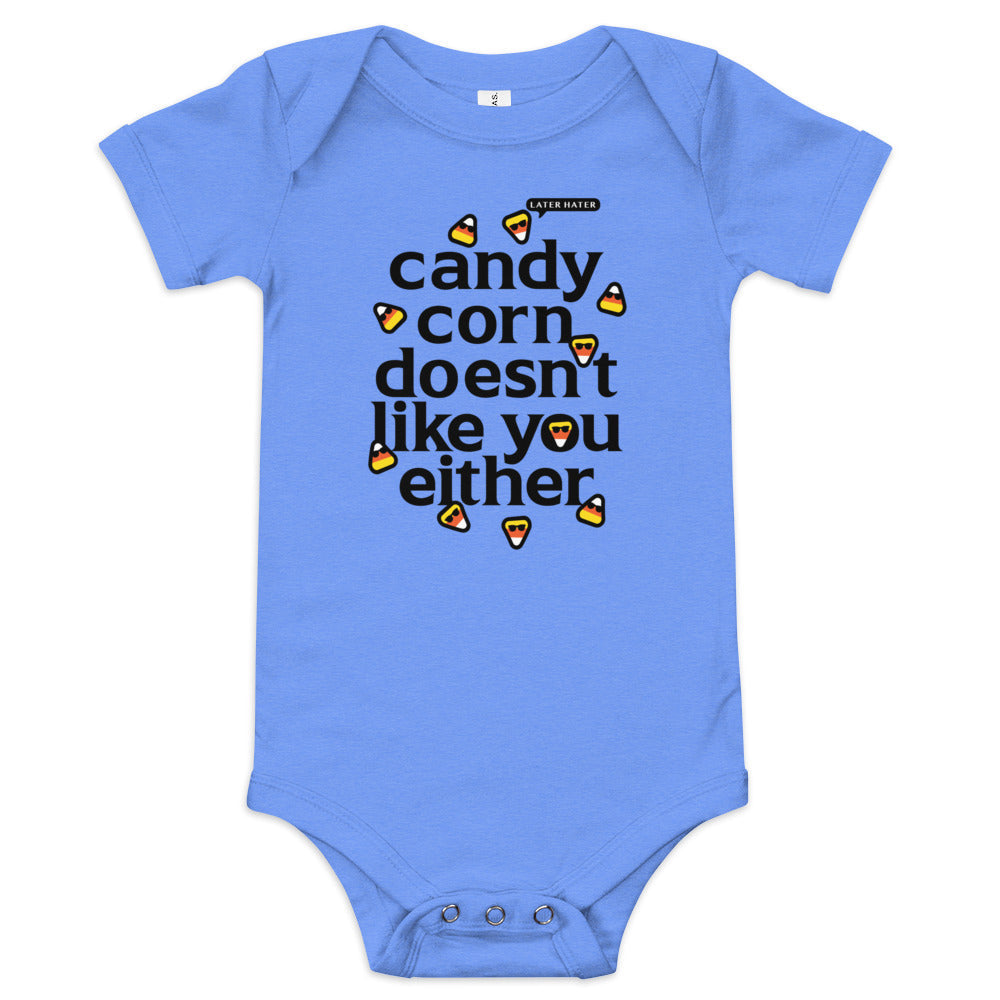 Candy Corn Doesn't Like You Either Kid's Onesie product image 2