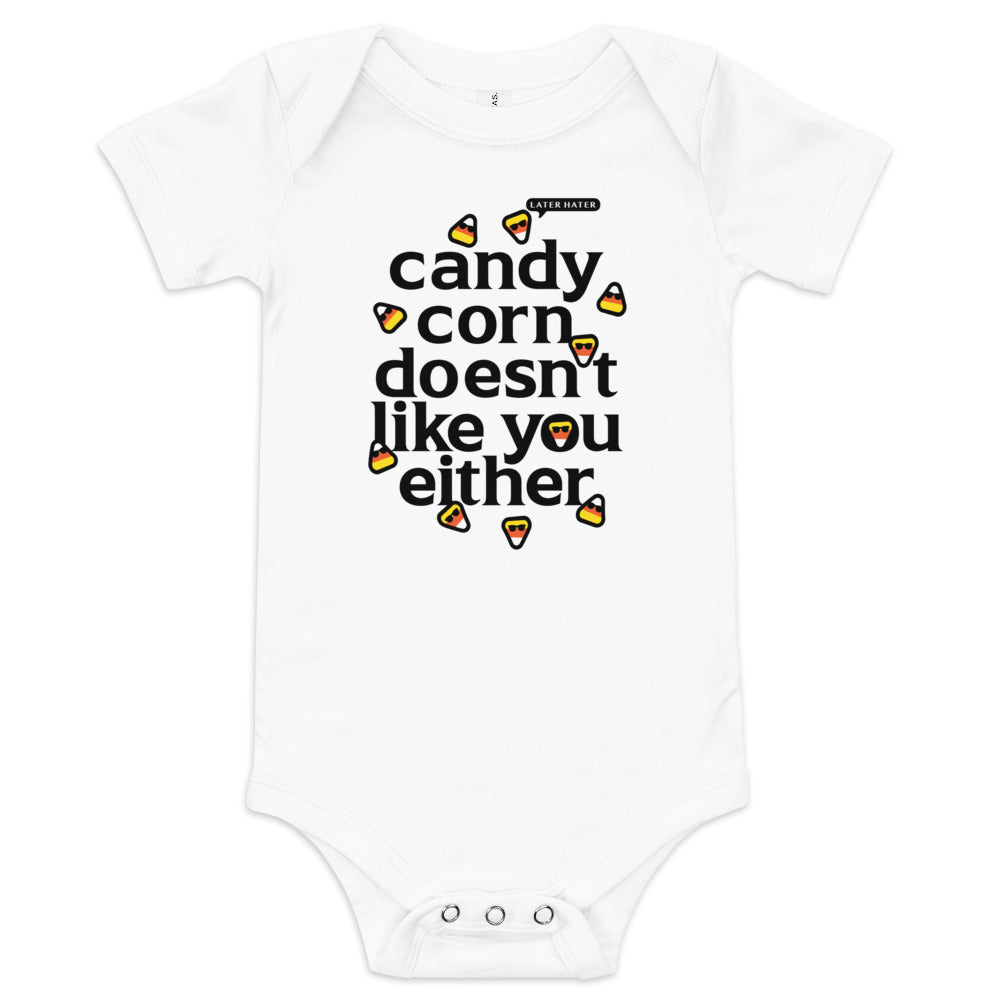 Candy Corn Doesn't Like You Either Kid's Onesie product image 5