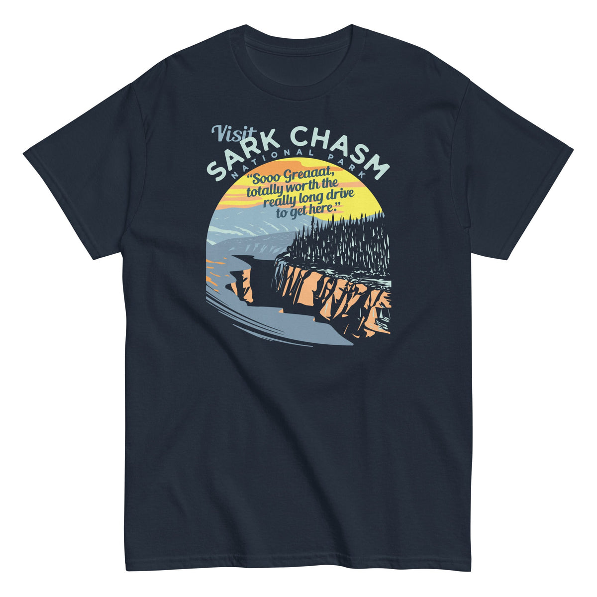 Visit Sark Chasm Men's Classic Tee product image 1
