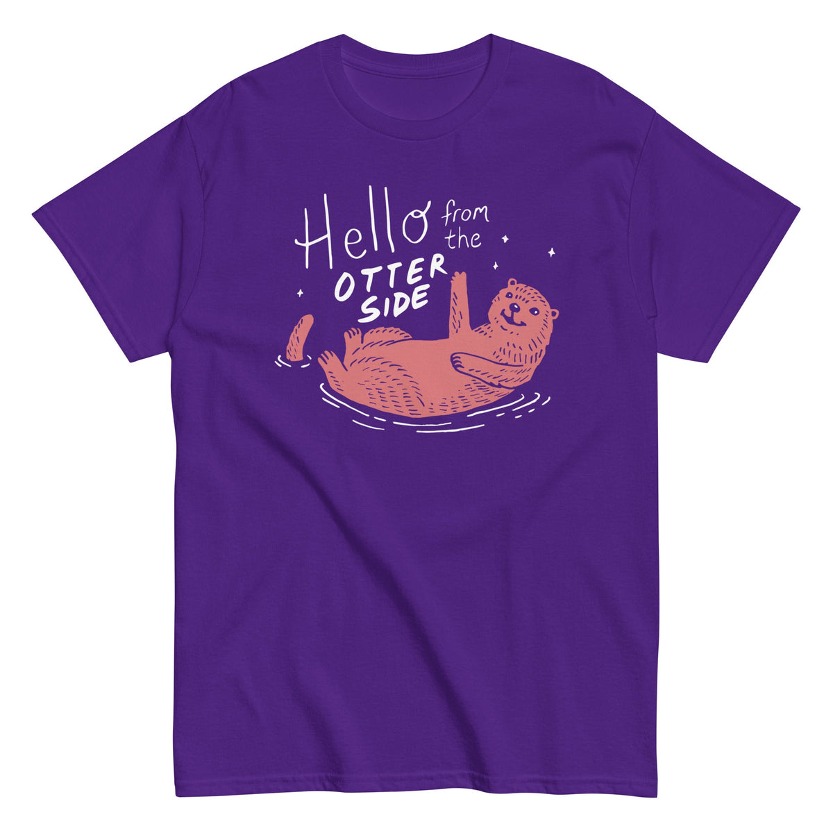 Hello From The Otter Side Men's Classic Tee product image 3