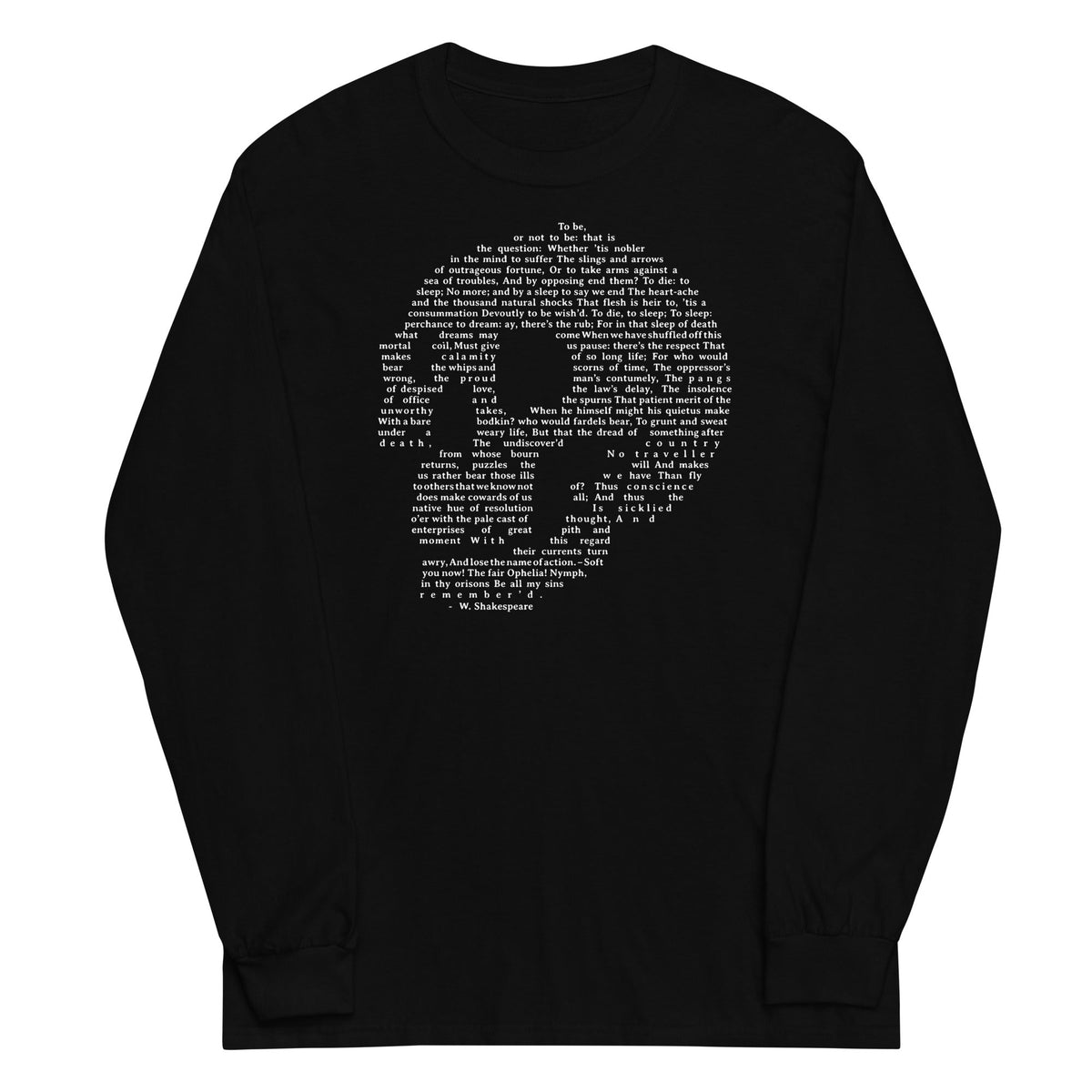 Hamlet Soliloquy Unisex Long Sleeve Tee product image 1