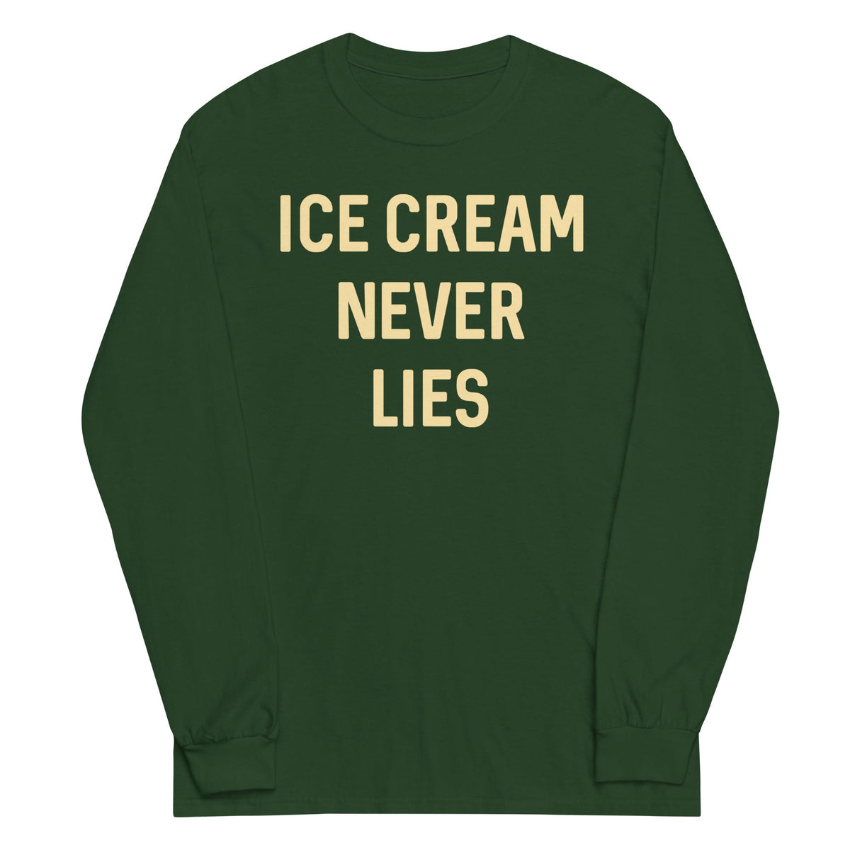 Ice Cream Never Lies Unisex Long Sleeve Tee product image 3