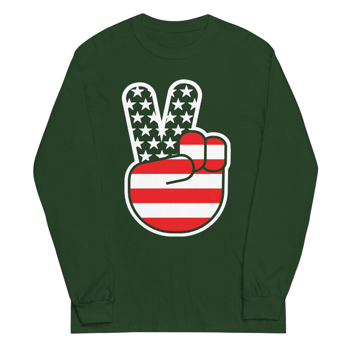 USA Peace Unisex Long Sleeve Tee product image 4