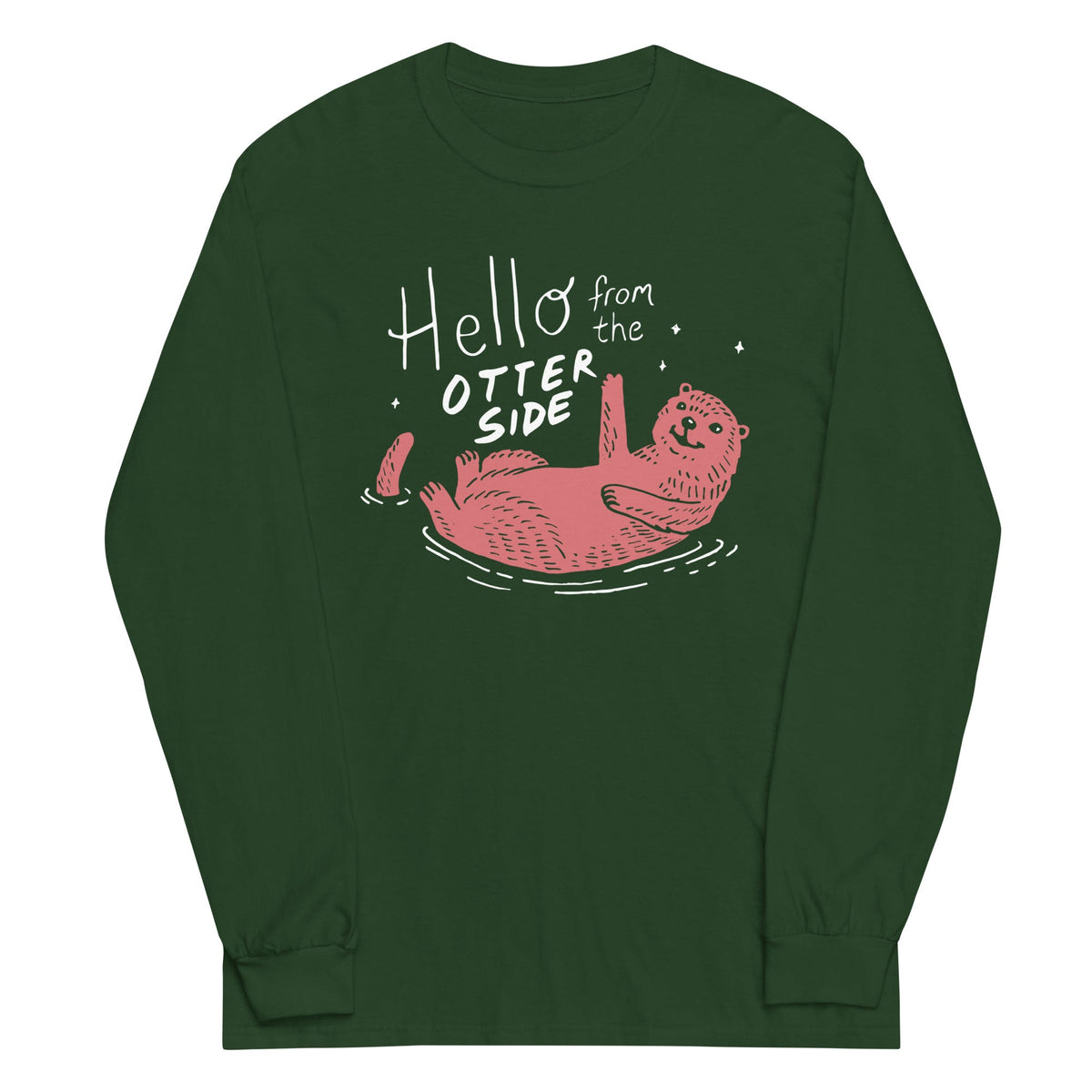 Hello From The Otter Side Unisex Long Sleeve Tee product image 3