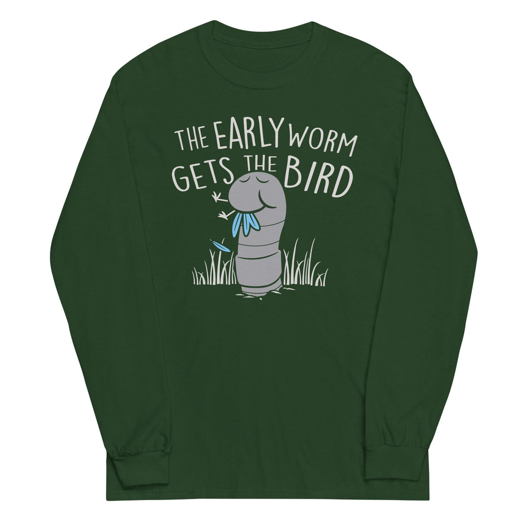 The Early Worm Gets Bird Unisex Long Sleeve Tee product image 4