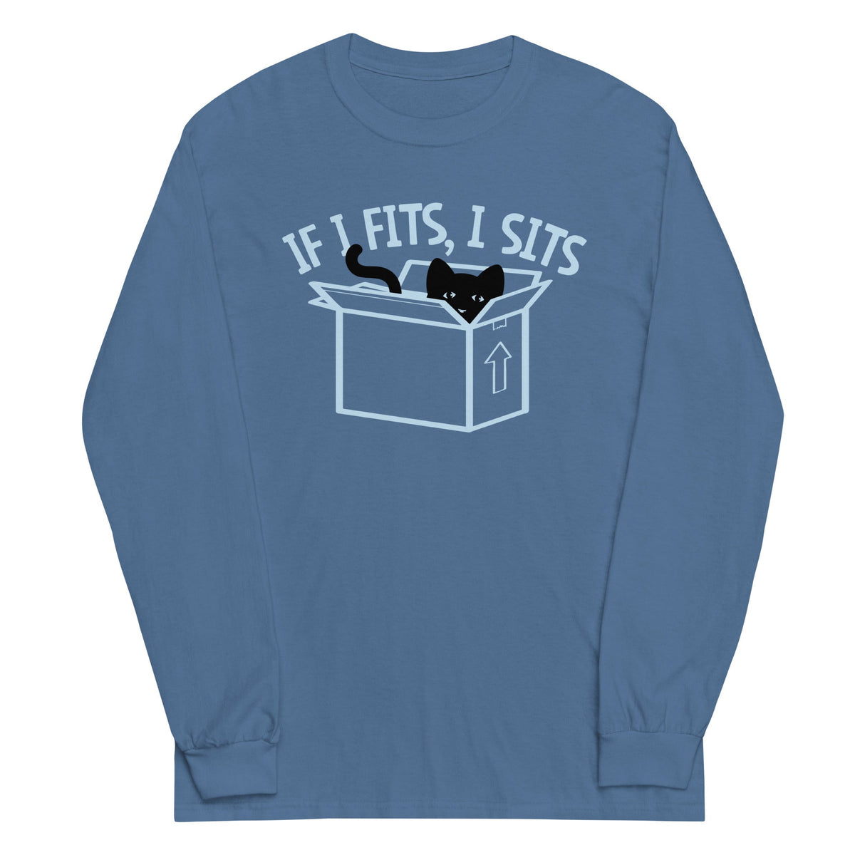 If I Fits, I Sits Unisex Long Sleeve Tee product image 3