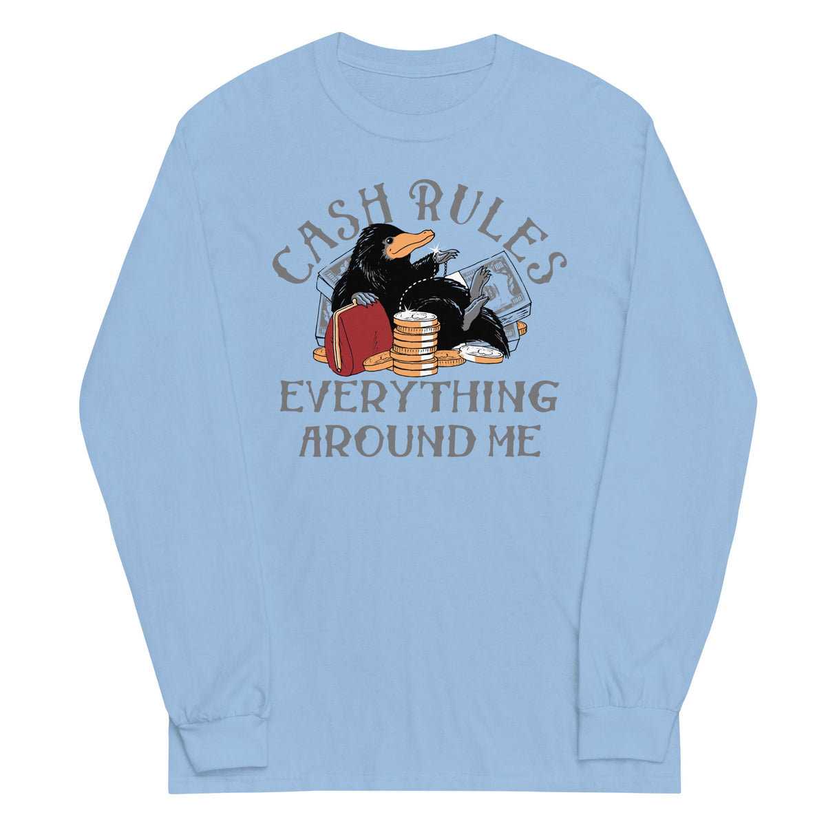 Cash Rules Everything Around Me Unisex Long Sleeve Tee product image 3