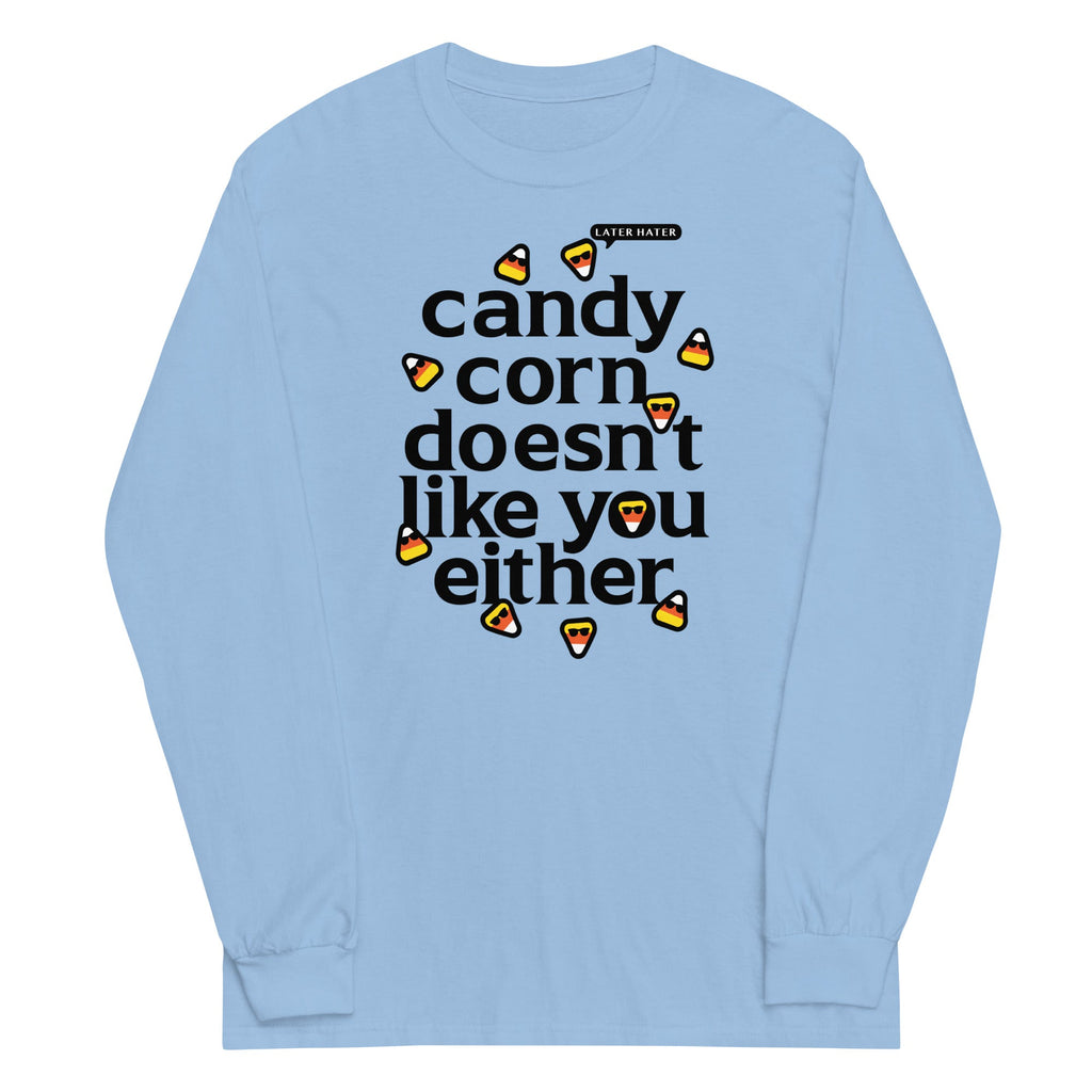 Candy Corn Doesn't Like You Either Unisex Long Sleeve Tee product image 3