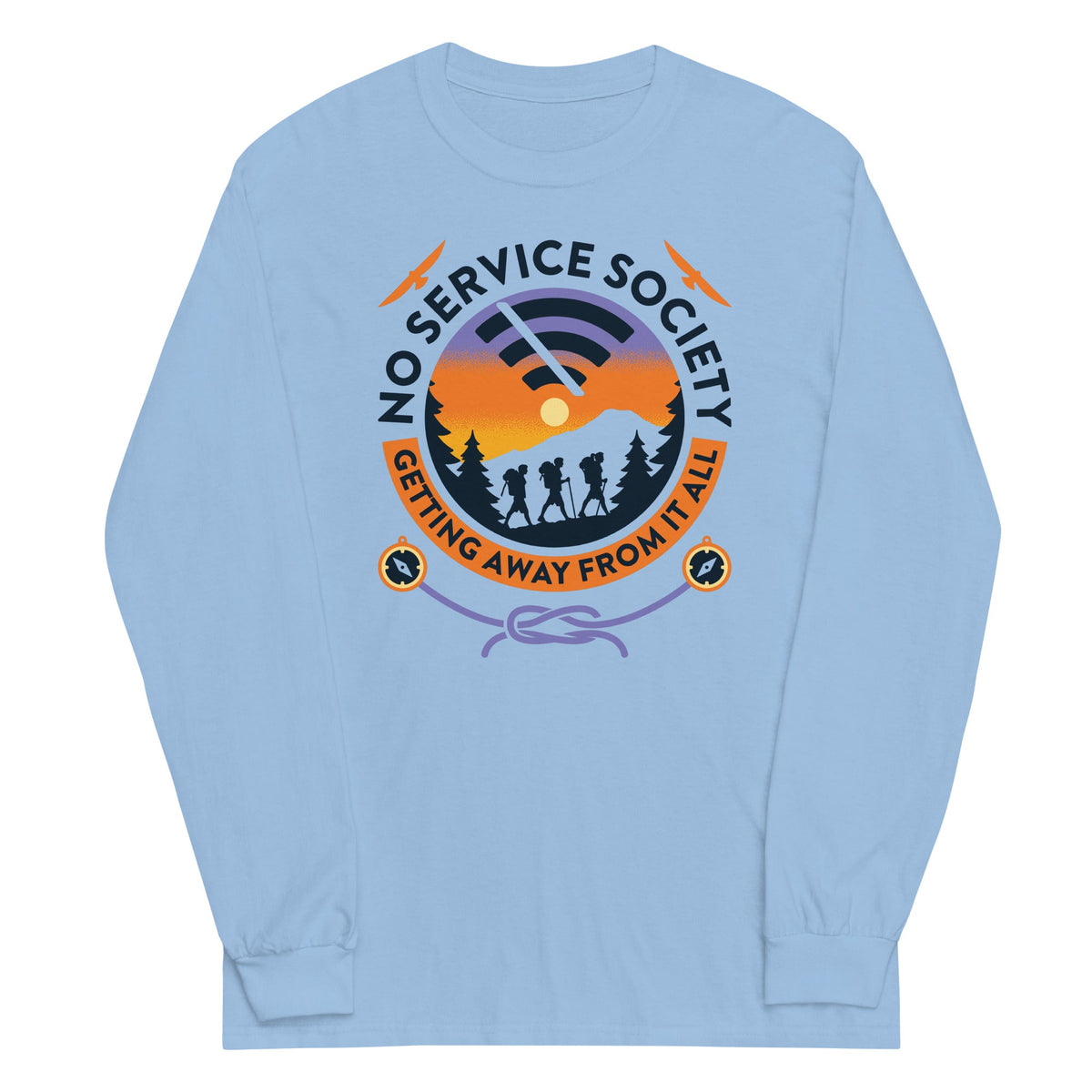 No Service Society Unisex Long Sleeve Tee product image 3