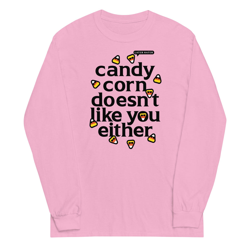 Candy Corn Doesn't Like You Either Unisex Long Sleeve Tee product image 4