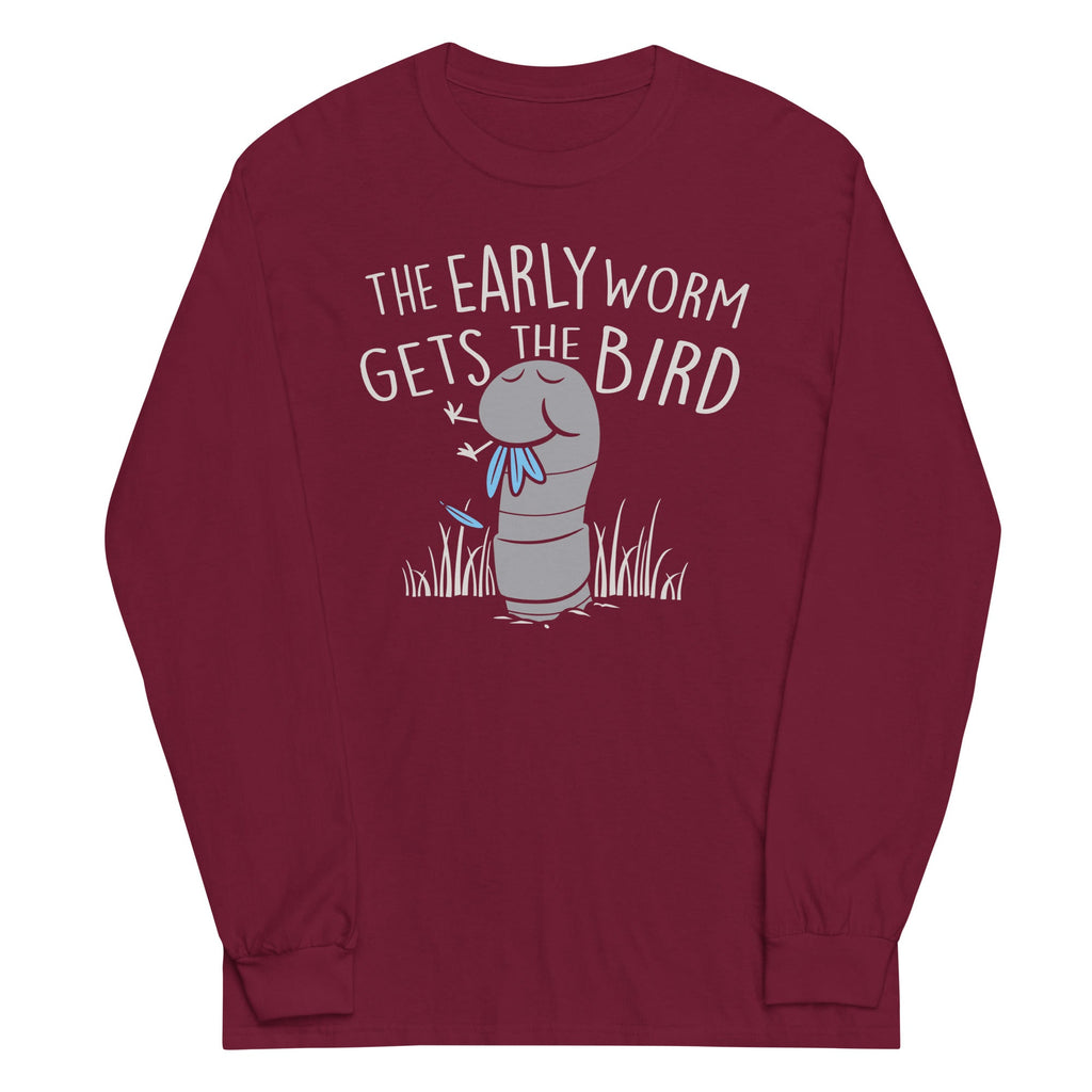 The Early Worm Gets Bird Unisex Long Sleeve Tee product image 3