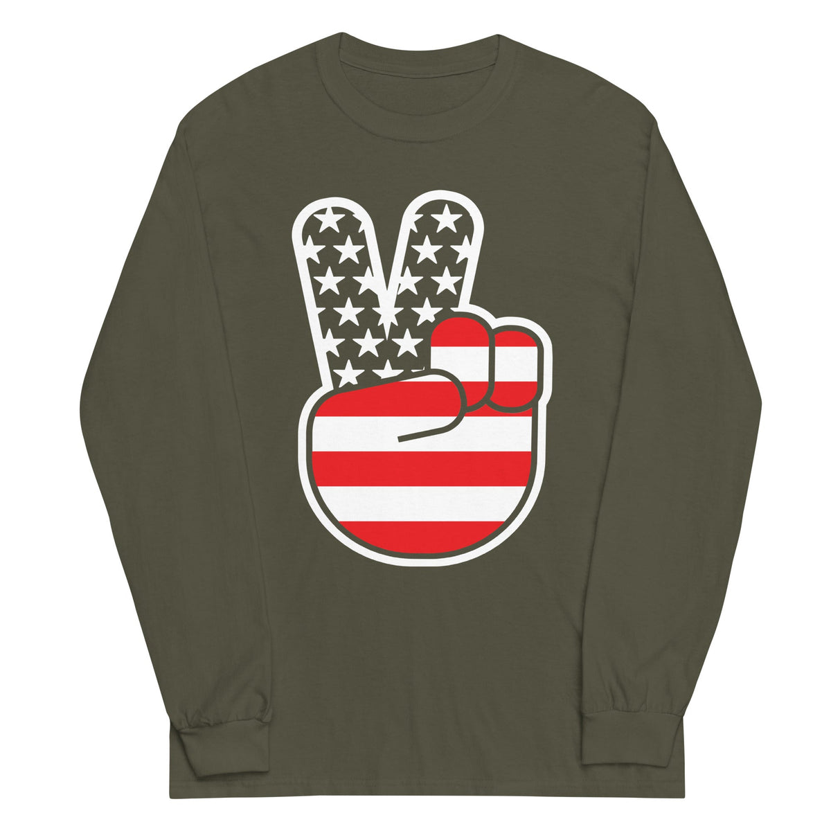 USA Peace Unisex Long Sleeve Tee product image 5