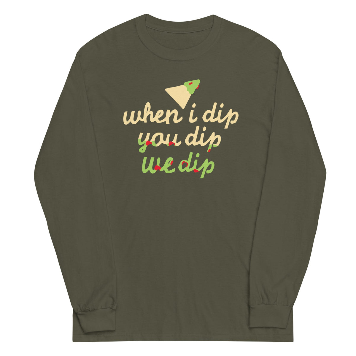 When I Dip You We Unisex Long Sleeve Tee product image 4