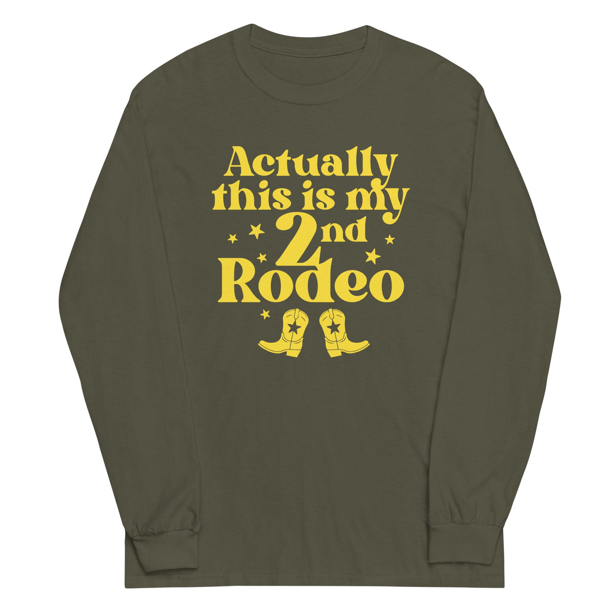 Actually This Is My 2nd Rodeo Unisex Long Sleeve Tee product image 5