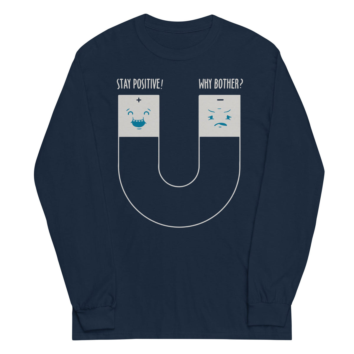 Stay Positive Unisex Long Sleeve Tee product image 3