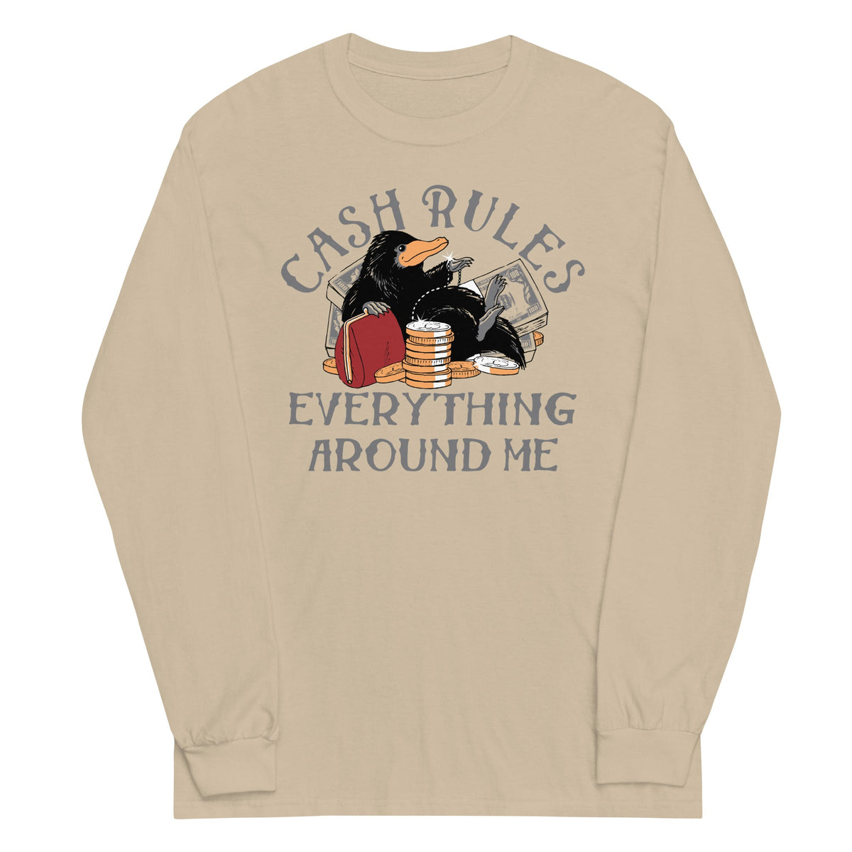 Cash Rules Everything Around Me Unisex Long Sleeve Tee product image 4