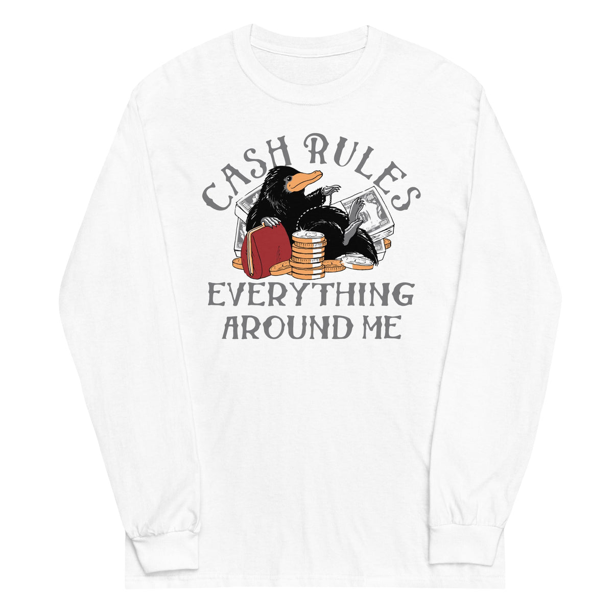 Cash Rules Everything Around Me Unisex Long Sleeve Tee product image 1