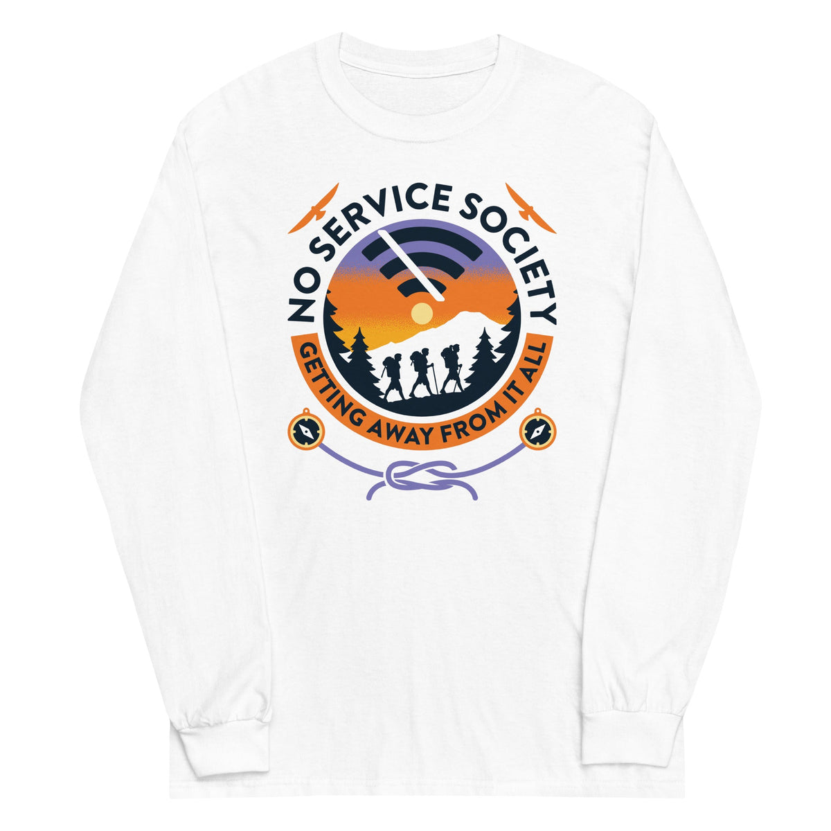 No Service Society Unisex Long Sleeve Tee product image 1