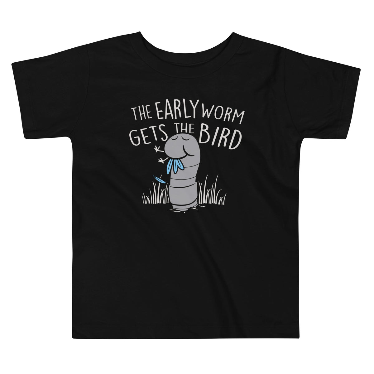 The Early Worm Gets Bird Kid's Toddler Tee product image 1