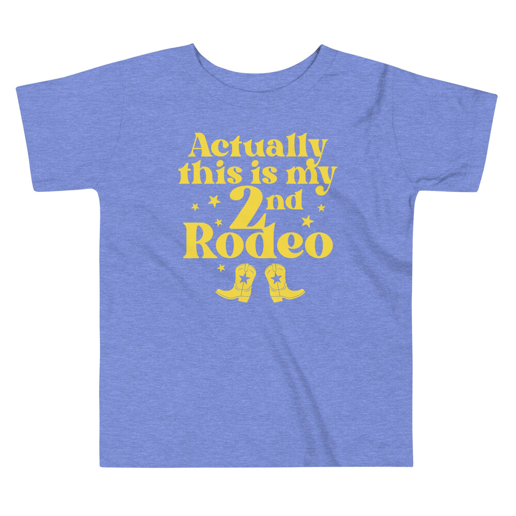 Actually This Is My 2nd Rodeo Kid's Toddler Tee product image 2