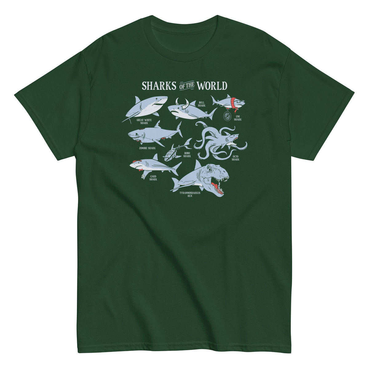 Sharks Of The World Men's Classic Tee product image 5