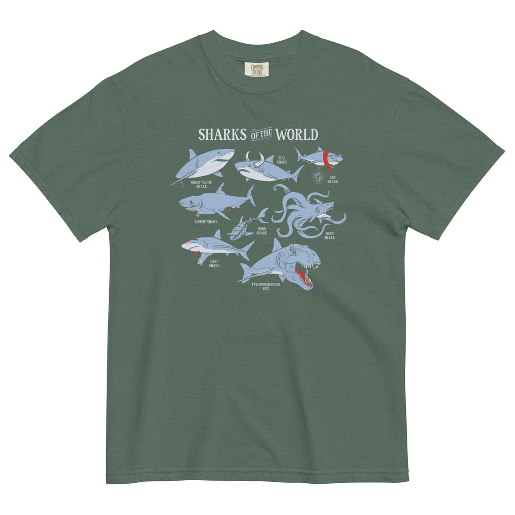 Sharks Of The World Men's Relaxed Fit Tee product image 4