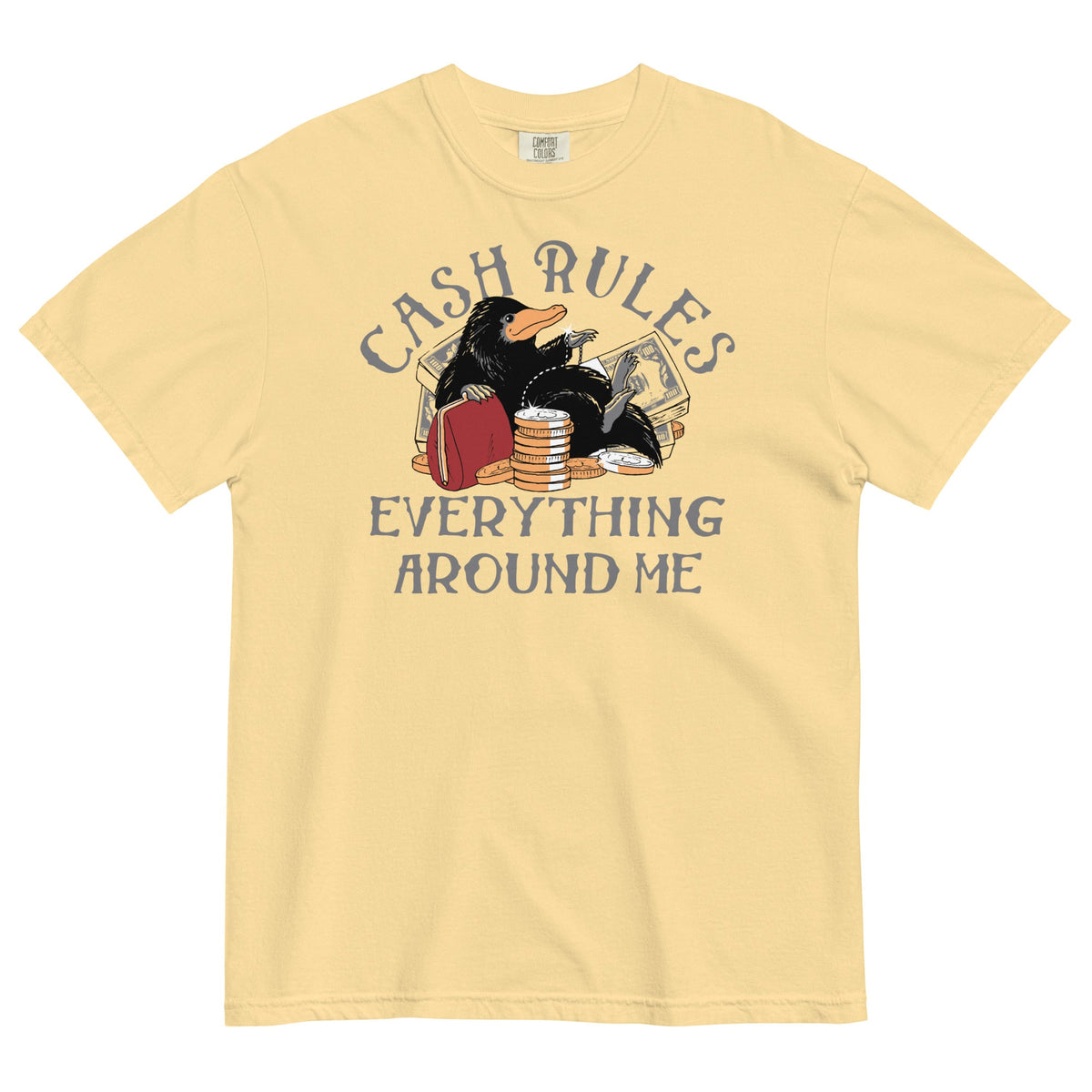 Cash Rules Everything Around Me Men's Relaxed Fit Tee product image 2