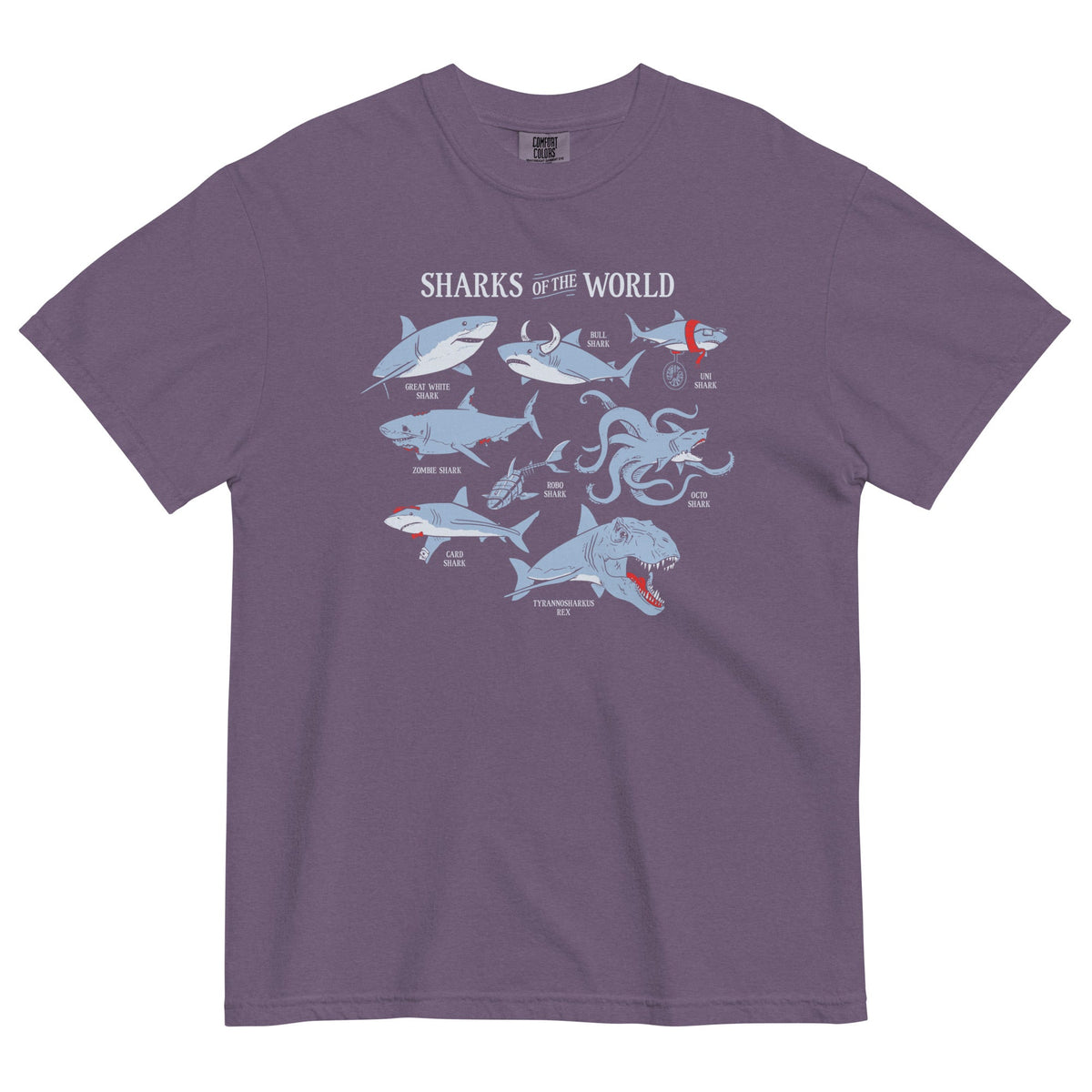 Sharks Of The World Men's Relaxed Fit Tee product image 3