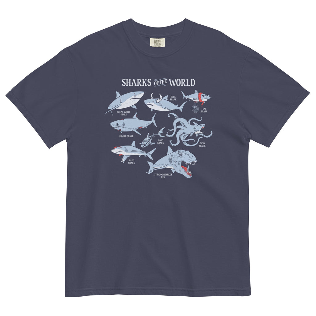 Sharks Of The World Men's Relaxed Fit Tee product image 1