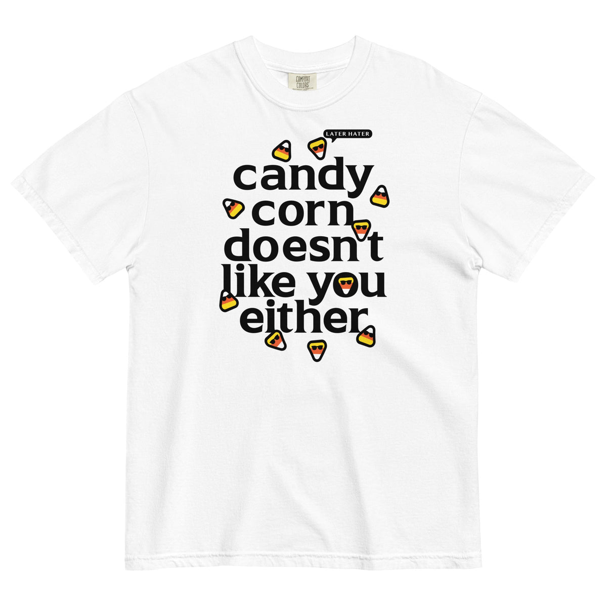 Candy Corn Doesn't Like You Either Men's Relaxed Fit Tee product image 2