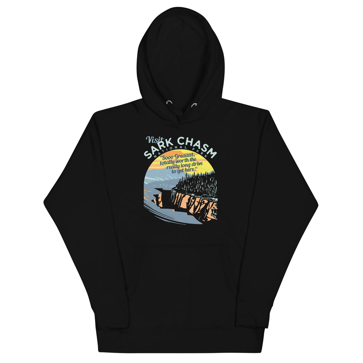 Visit Sark Chasm Unisex Hoodie product image 2