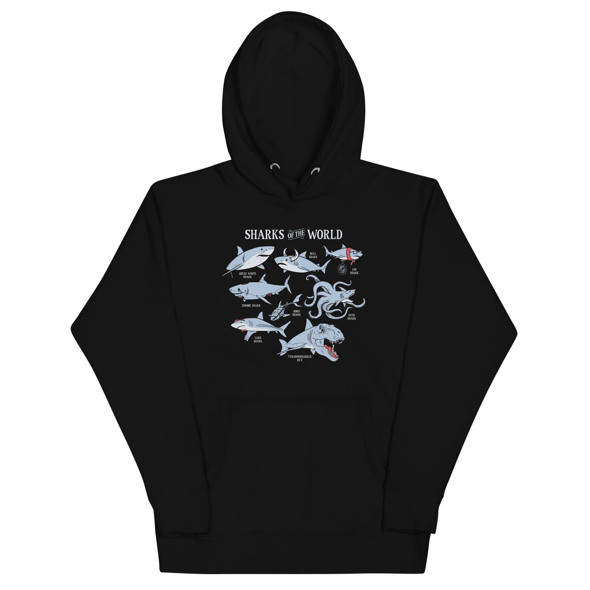 Sharks Of The World Unisex Hoodie product image 2