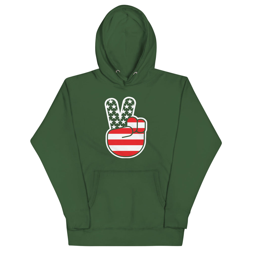 USA Peace Unisex Hoodie product image 5