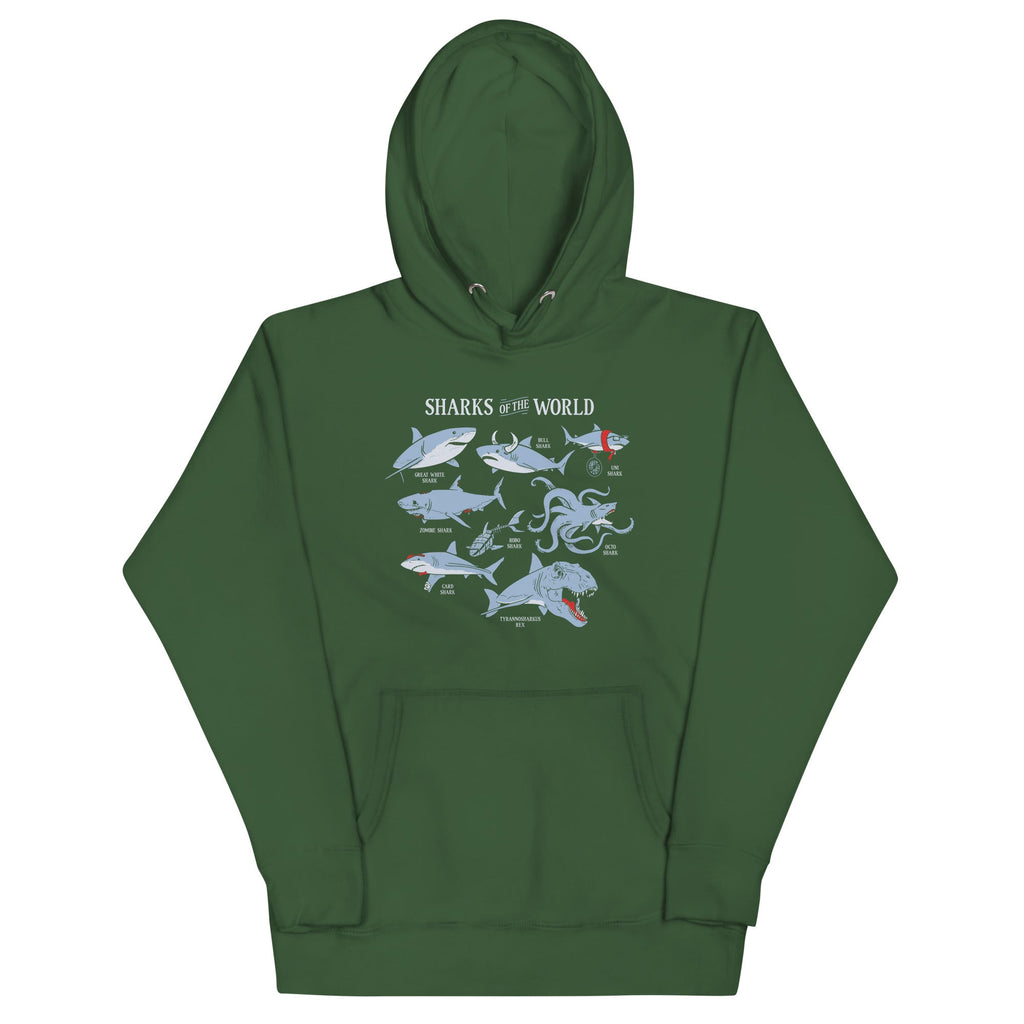 Sharks Of The World Unisex Hoodie product image 5