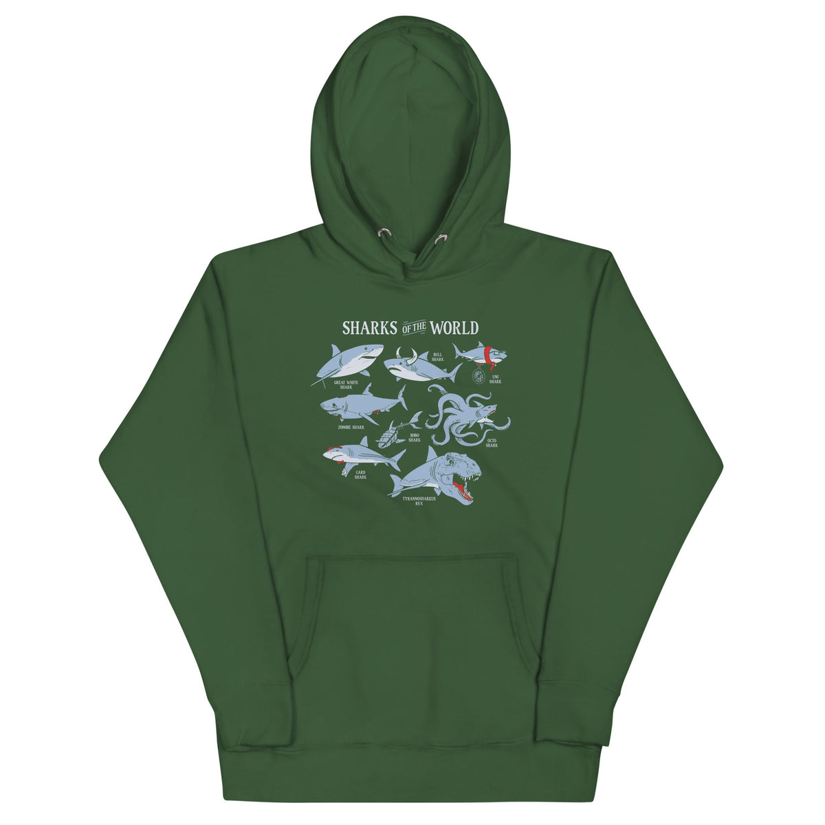 Sharks Of The World Unisex Hoodie product image 5