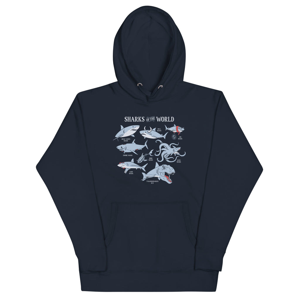 Sharks Of The World Unisex Hoodie product image 1