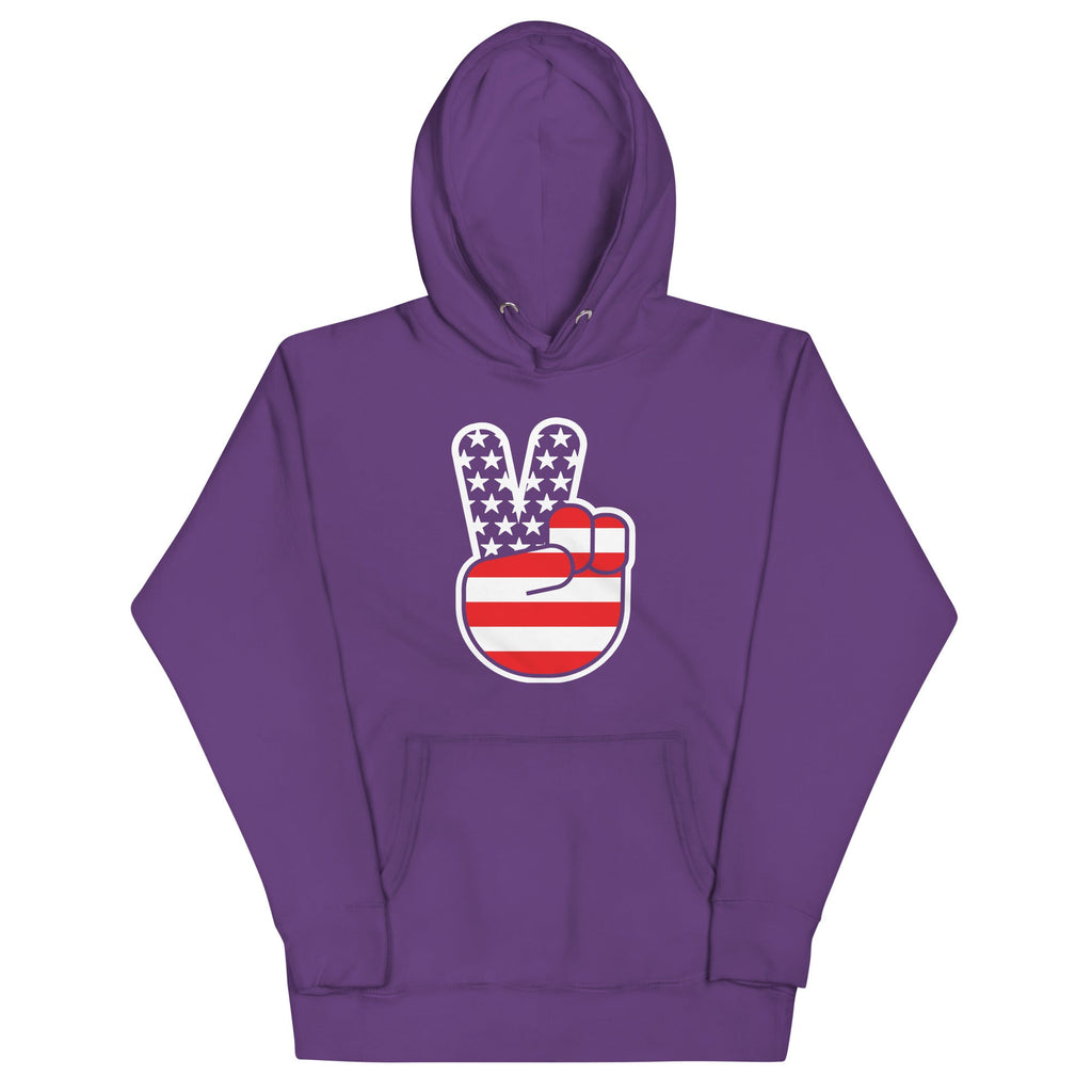 USA Peace Unisex Hoodie product image 4