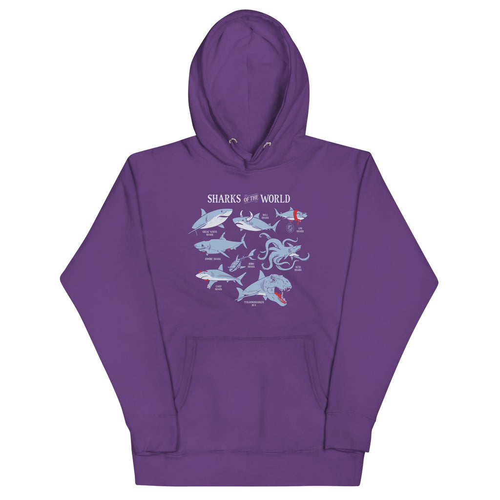 Sharks Of The World Unisex Hoodie product image 4