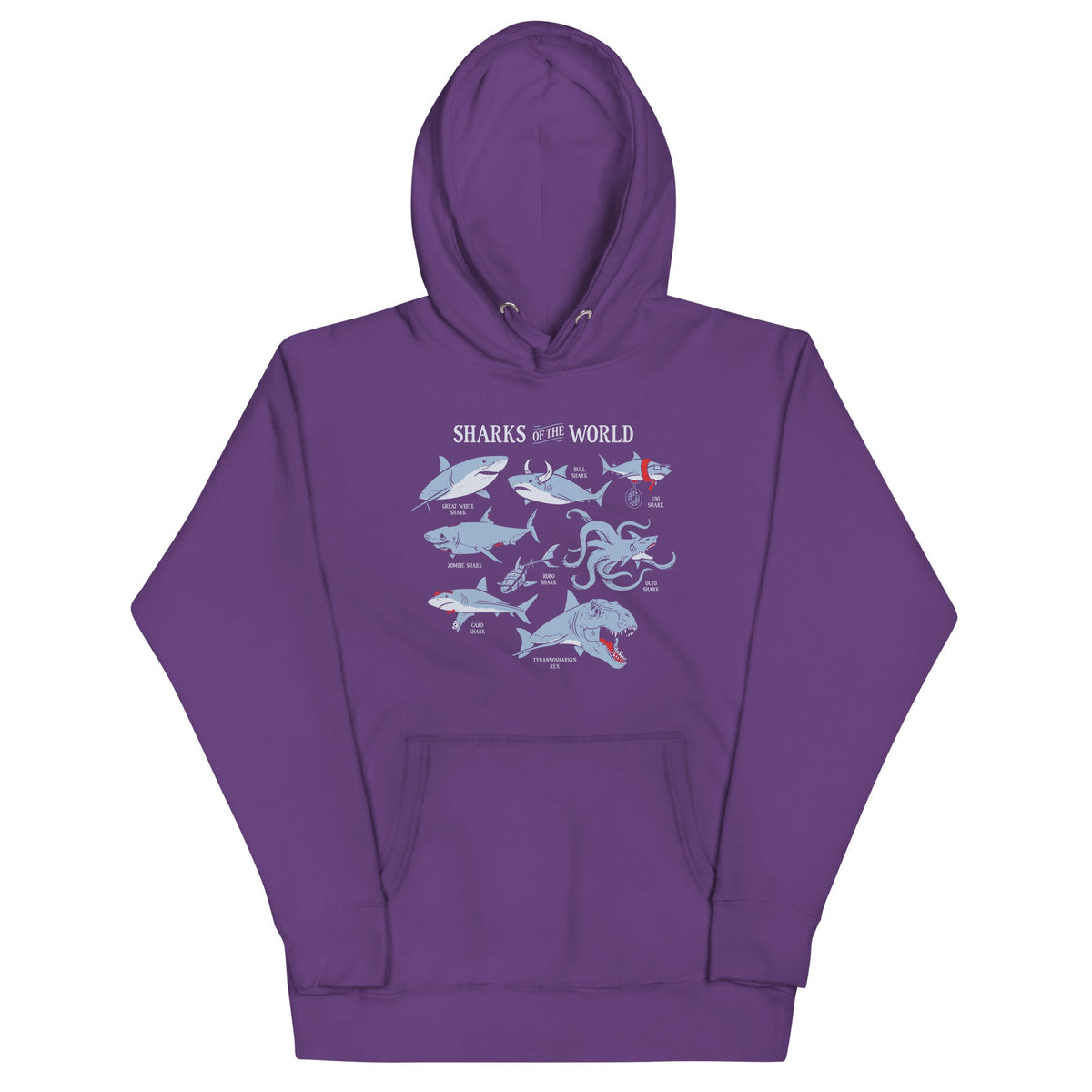 Sharks Of The World Unisex Hoodie product image 4