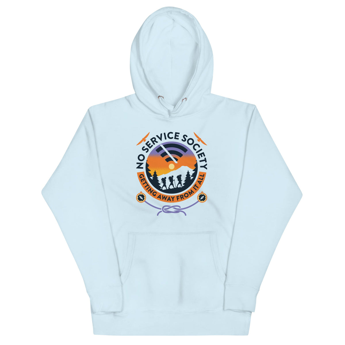 No Service Society Unisex Hoodie product image 3
