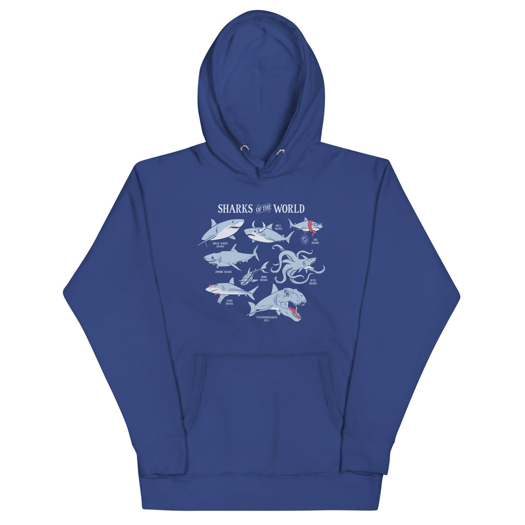 Sharks Of The World Unisex Hoodie product image 3