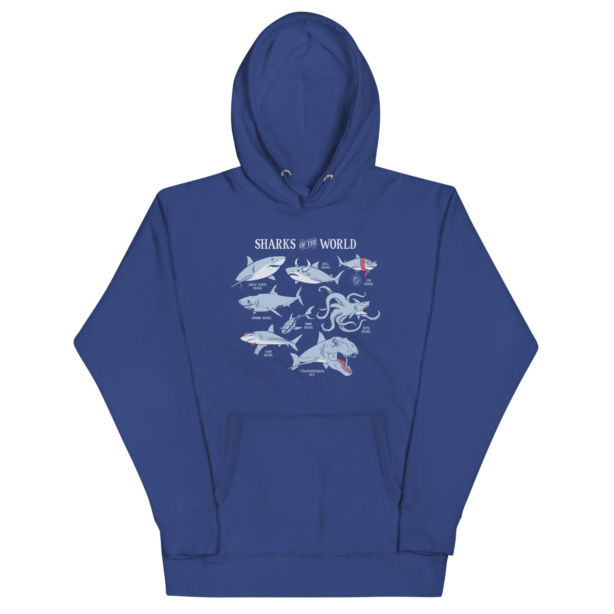 Sharks Of The World Unisex Hoodie product image 3
