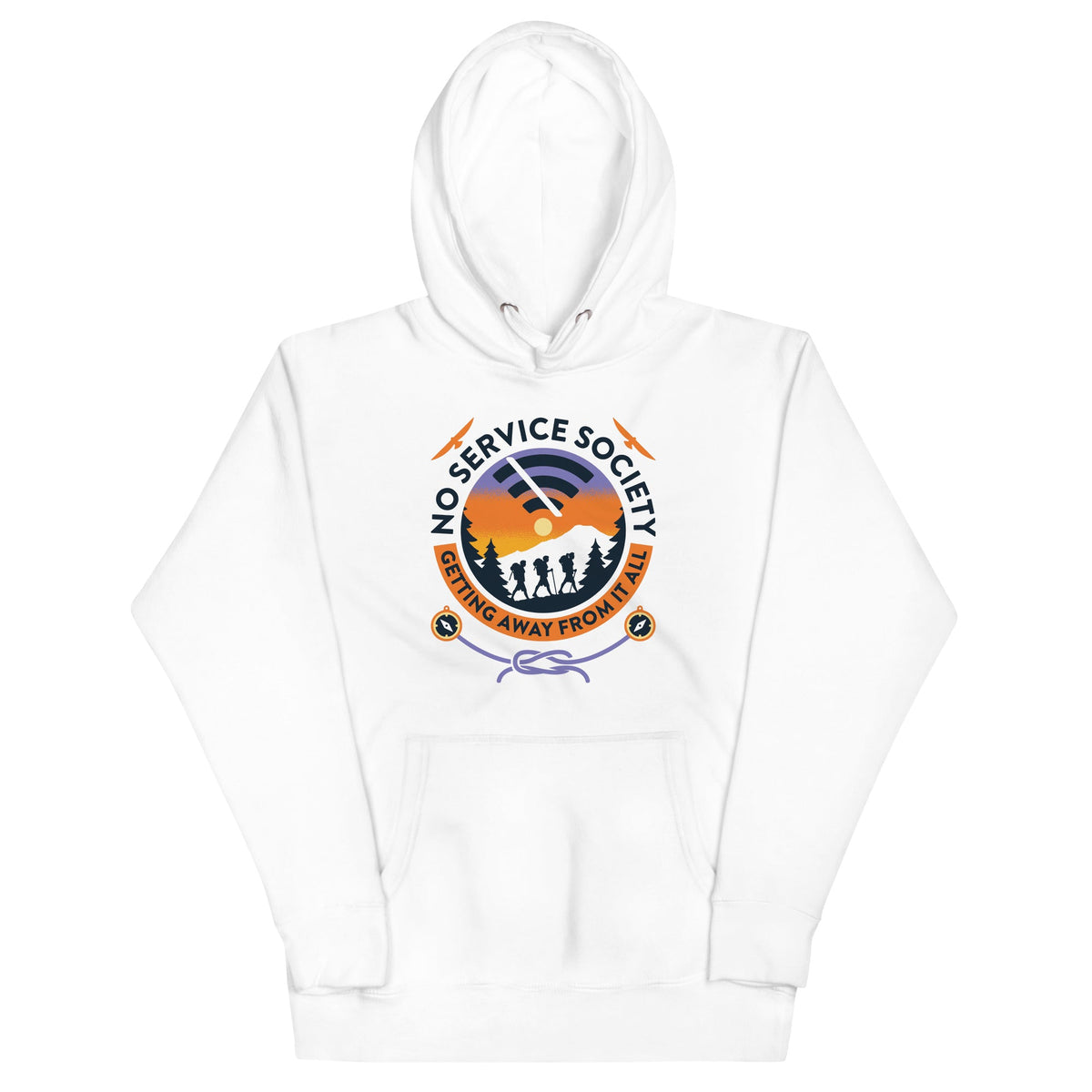 No Service Society Unisex Hoodie product image 1