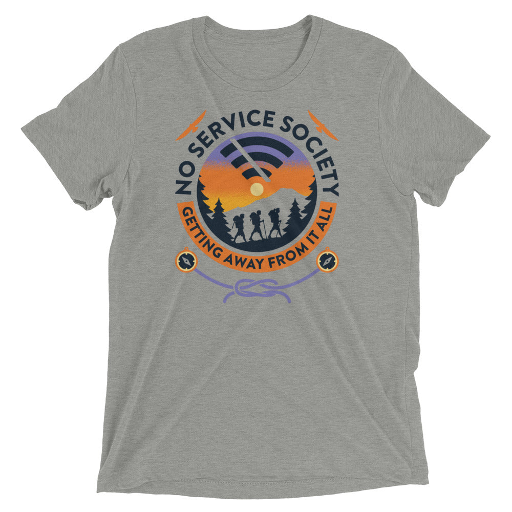 No Service Society Men's Tri-Blend Tee product image 3