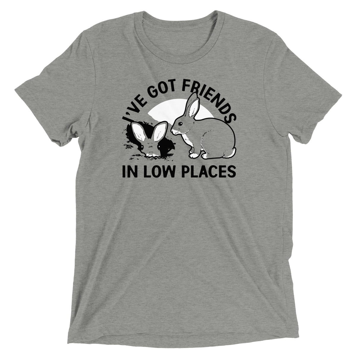 I've Got Friends In Low Places Men's Tri-Blend Tee product image 1
