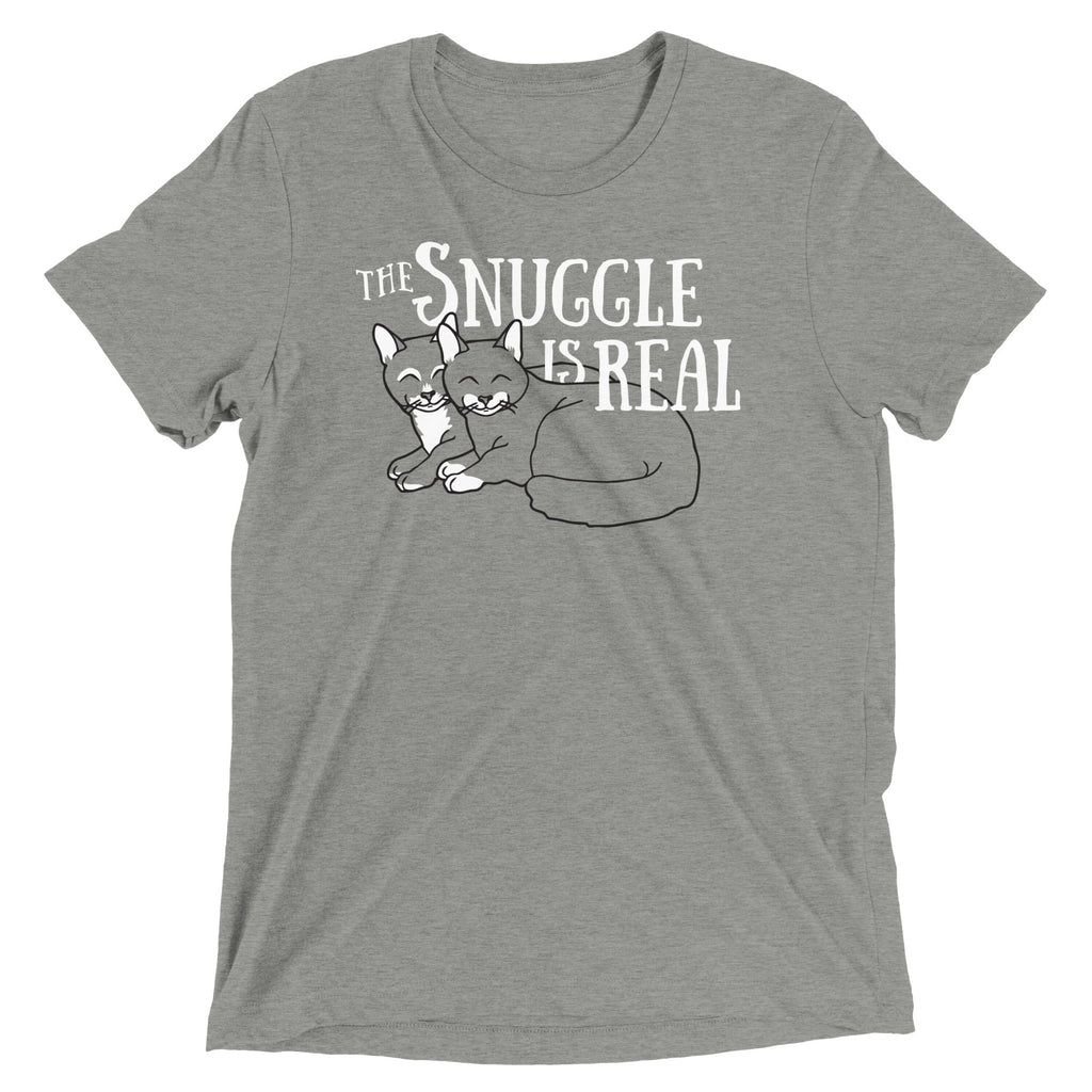 The Snuggle Is Real Men's Tri-Blend Tee product image 1