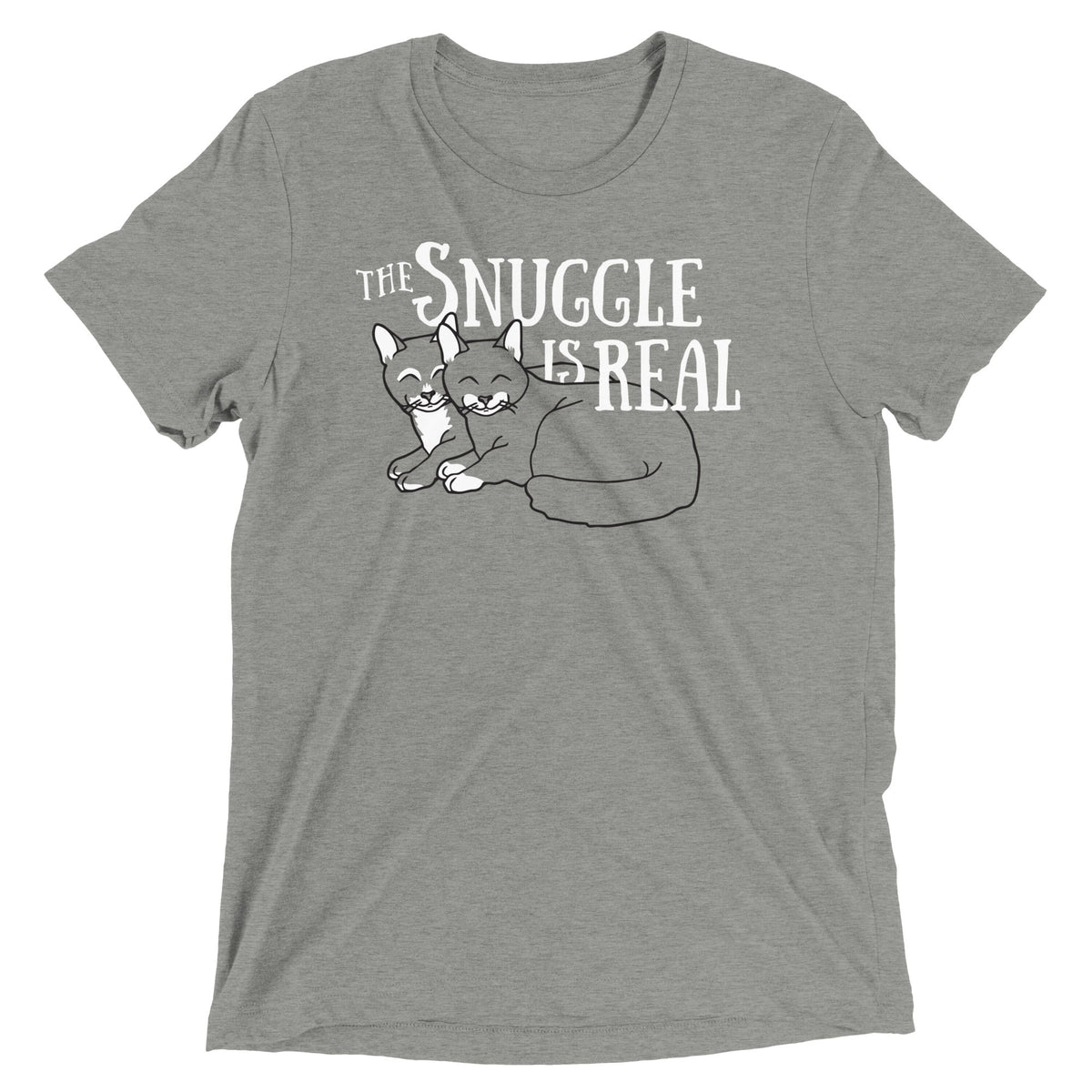 The Snuggle Is Real Men's Tri-Blend Tee product image 1